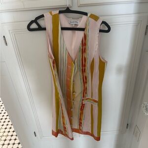 Hunter Bell Multicolor Striped Mini Dress